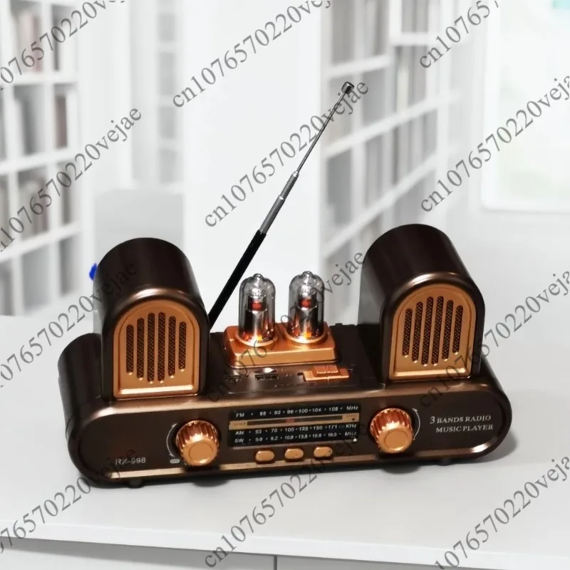 Фото Стереофоническая двухканальная FM-радиостанция с Bluetooth и поддержкой средних и коротких волн №2