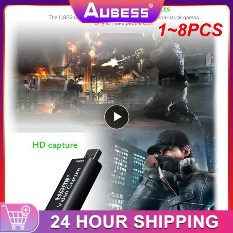

1~8PCS HDMI-compatible Video Capture Card USB 3.0 Recorder for /3 Game TV Box Phone Camcorder Camera Recording Live