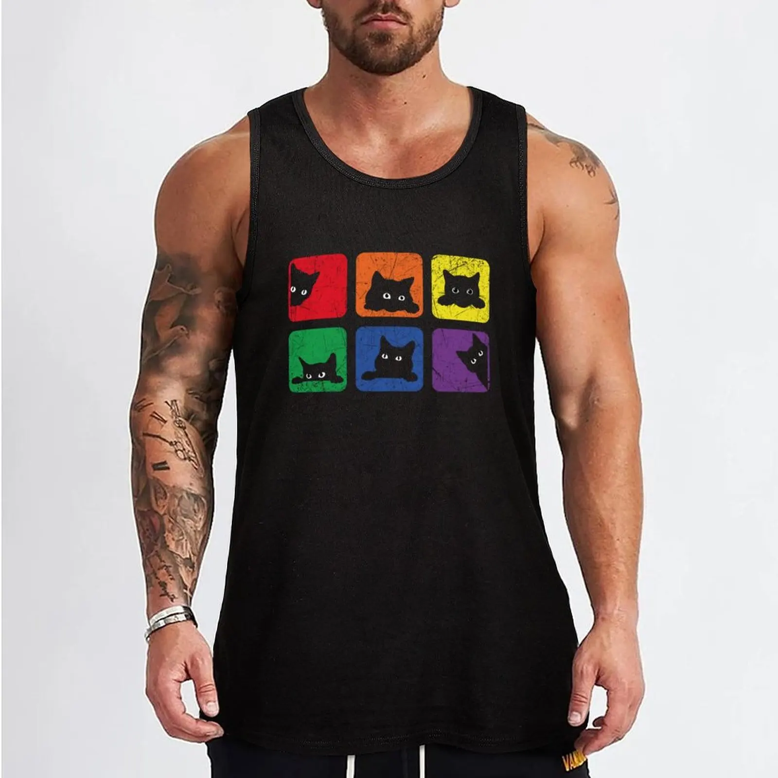 Мужская футболка Pride Cat Lover 100% хлопок
