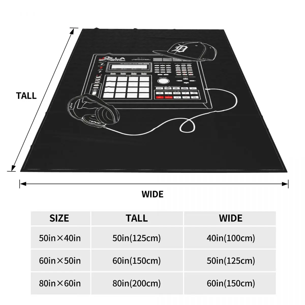 J Dilla Merch барабанная машина Beat Akai Mpc хип-хоп рэп ультра-Мягкое микро Флисовое одеяло