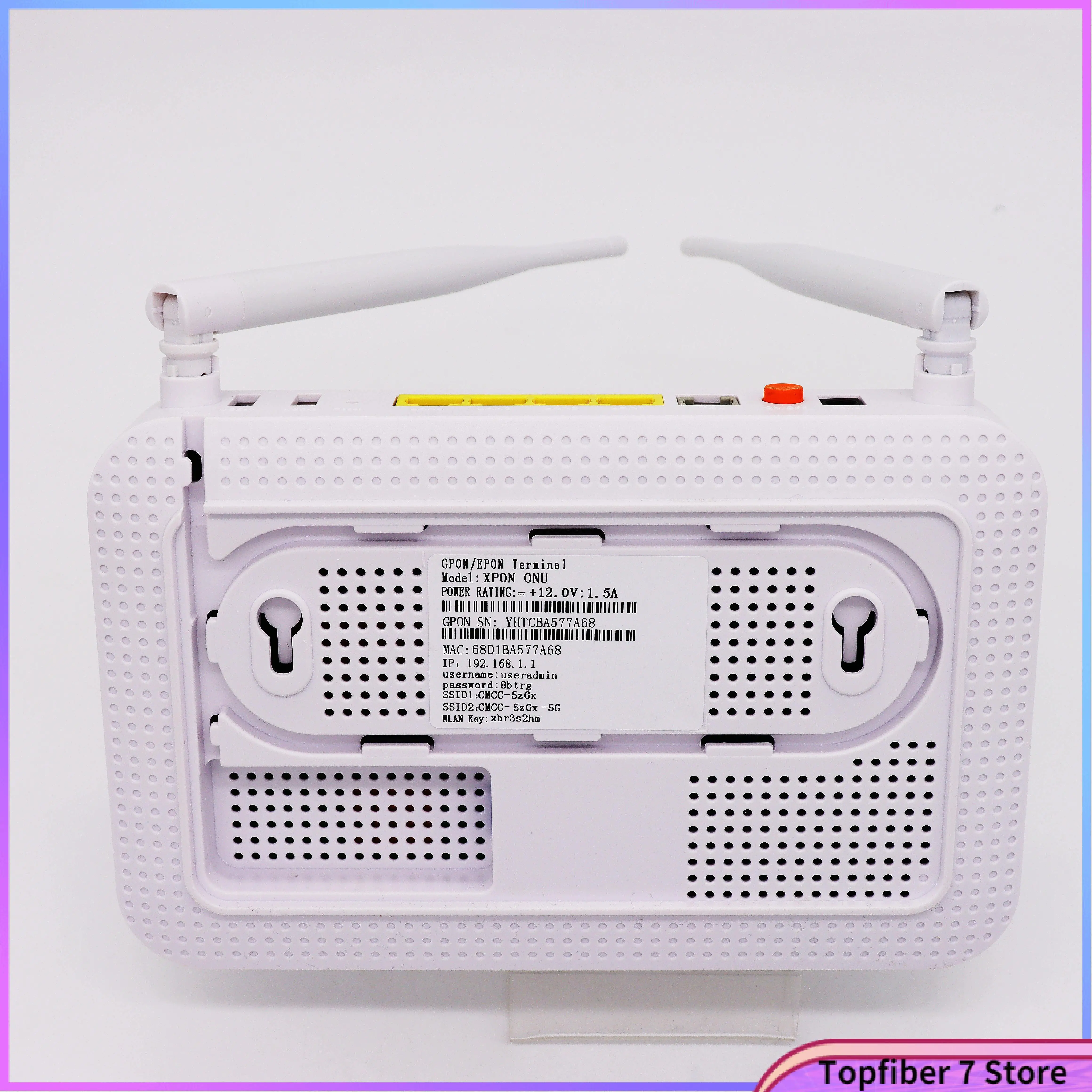 5 шт. флэшки ONU 1GE + 3FE 5DB WIFI 2 4G и два диапазона FTTH оптическое волокно ONT английская