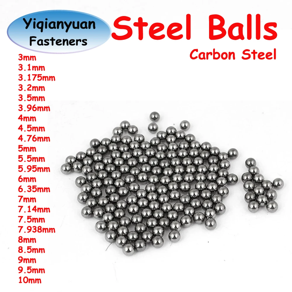 

Подшипники стальные шарики Yiqianyuan G10 3мм-10мм