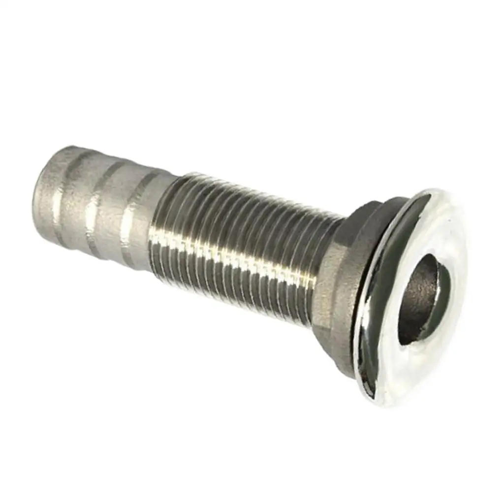 

1/2'' Boat Thru Hull Fitting Marine Yacht Hose Connector Stainless Steel 57mm
