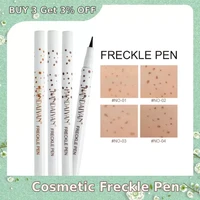 2pcs natural cosmetic freckle pen waterproof face brown eyeliner dot spot pen makeup waterproof dot spot pen makeup tool