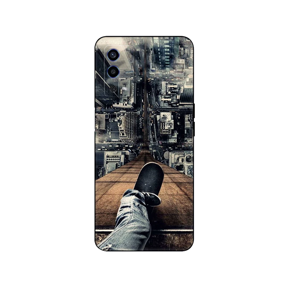 Чехол для OPPO A55 4G 6 51 дюйма CPH2325 блестящий чехол Мягкая силиконовая задняя крышка