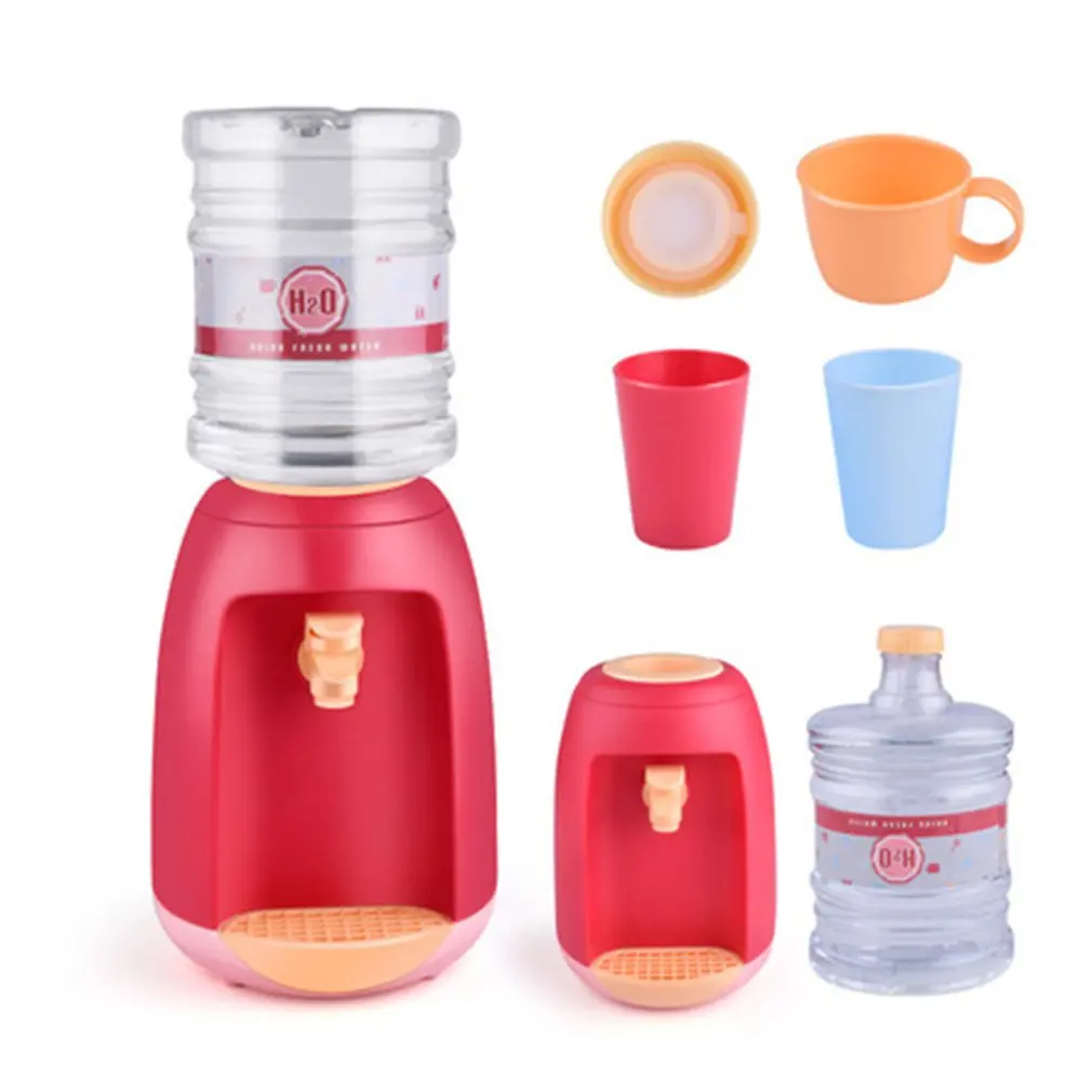 

Children Mini Drinking Fountain Toy Cool Water Dispenser Simulation Appliance Toy Pretend Play Kitchen Play Toy For Kids