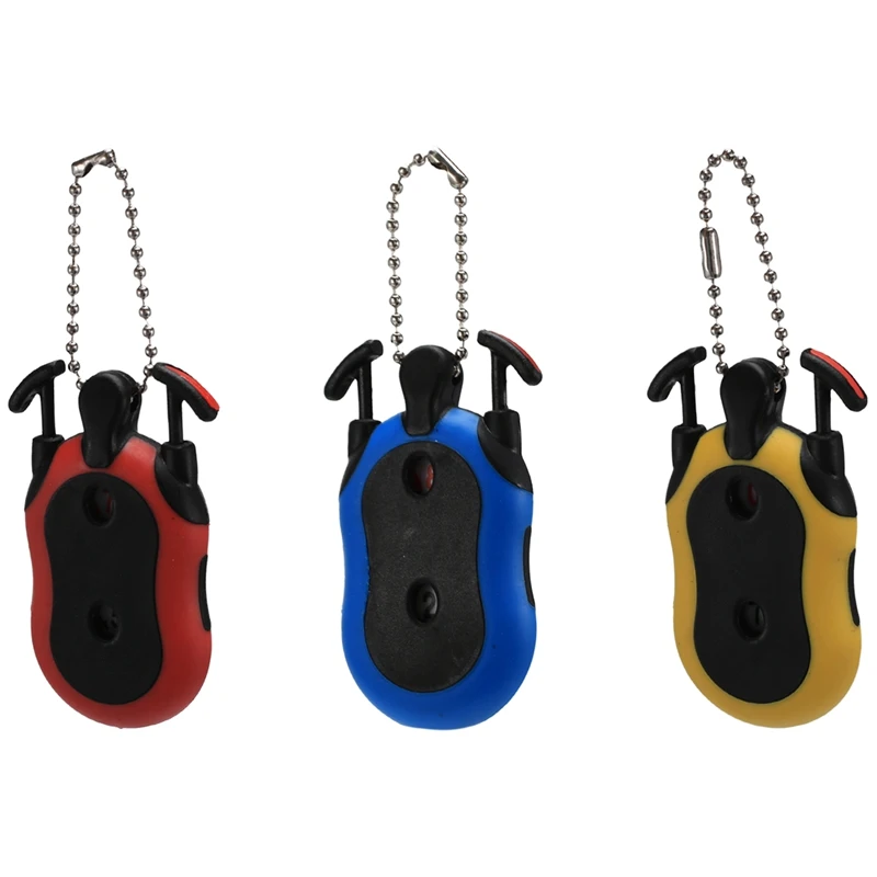 

3Pcs Handy Mini Golf Stroke Shot Putt Score Counter Tally Keeper With Key Chain
