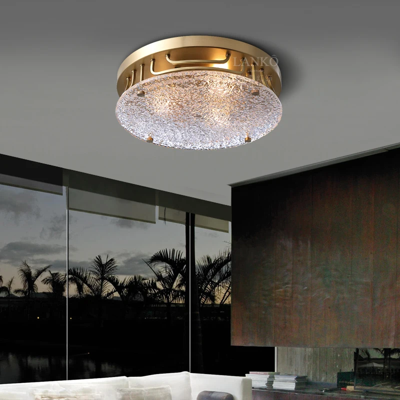 

Роскошная классическая медная потолочная лампа в американском стиле, новая современная простая и стильная потолочная лампа в китайском стиле для кабинета в стиле ретро