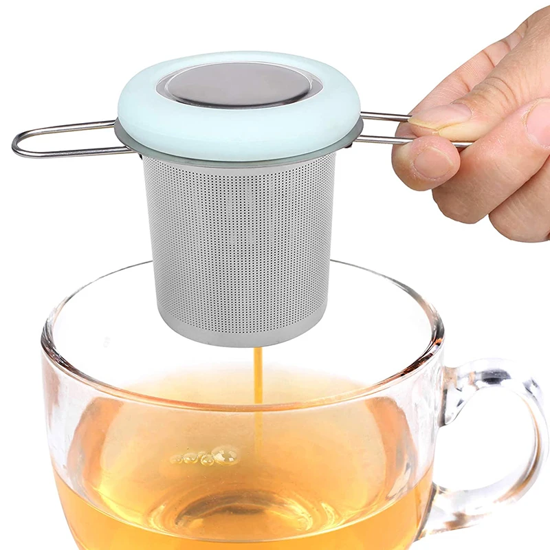Заварочный чайник ситечко для чая из нержавеющей стали складная ручка фильтр с