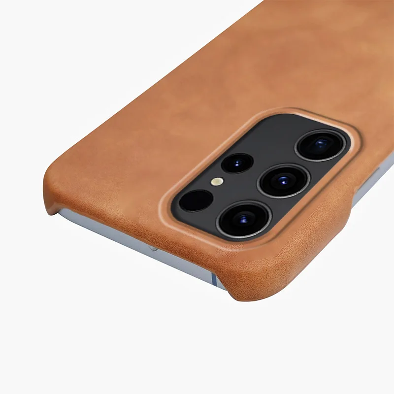 Фото Безрамочный магнитный чехол из овечьей кожи для Samsung Galaxy S26 S25 S24 S23 S22 Plus Ultra 5G, противоударный, с поддержкой MagSafe, жесткий корпус №5
