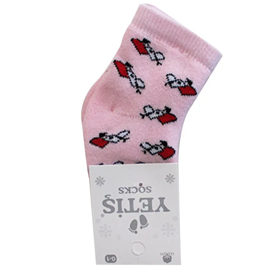 

Baby girl Heart Pattern Cotton Pink Socks