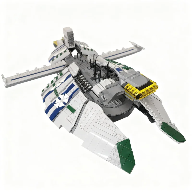Фото 3043 детали MOC UCS Модель звездного фрегата класса 
