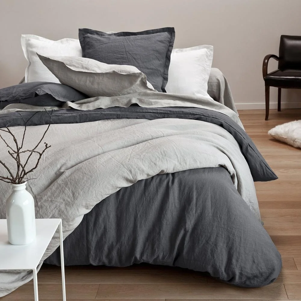 

Reversible 100% Pure French Linen Hotel quilt cover