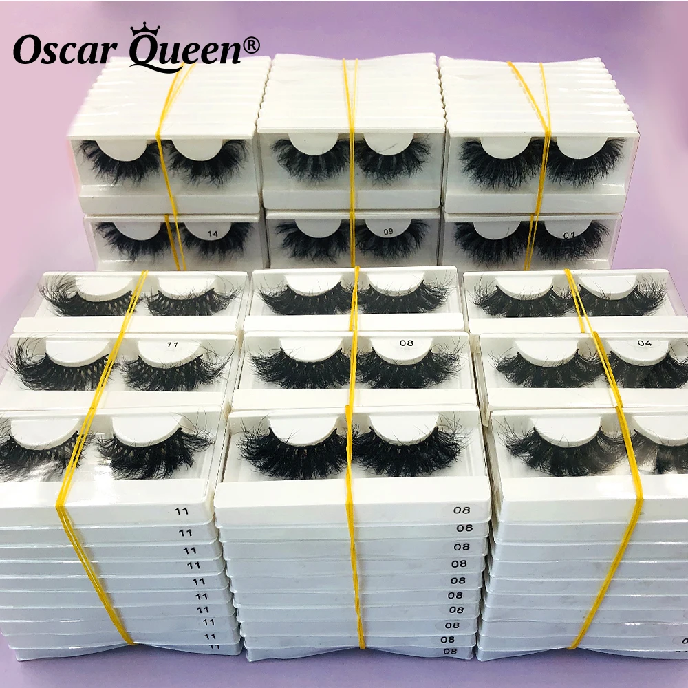 

25 мм натуральные 3D накладные ресницы 5D пушистые норковые ресницы оптом макияж Пользовательский логотип коробки для ресниц упаковка для нар...