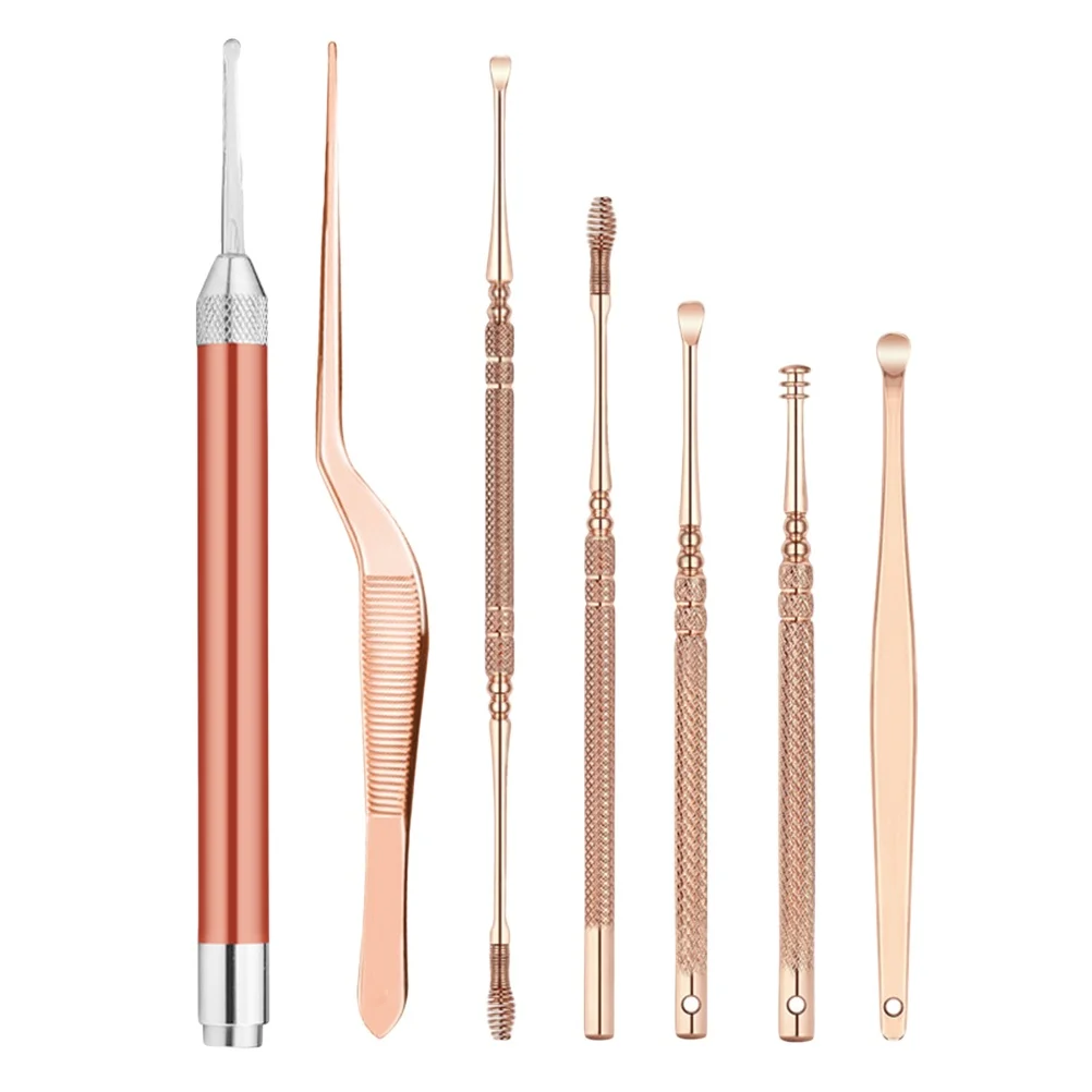 

7 шт., светодиодные наушники для удаления берушей