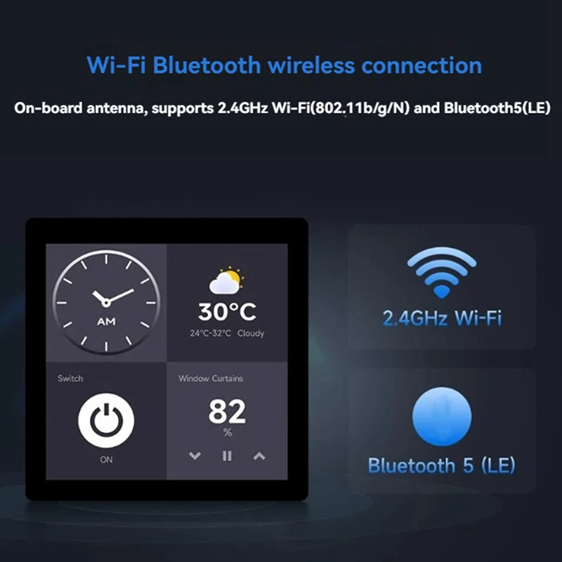 Плата разработки ESP32 S3 с 4-дюймовым сенсорным ЖК-дисплеем поддержка Wi-Fi Bluetooth для