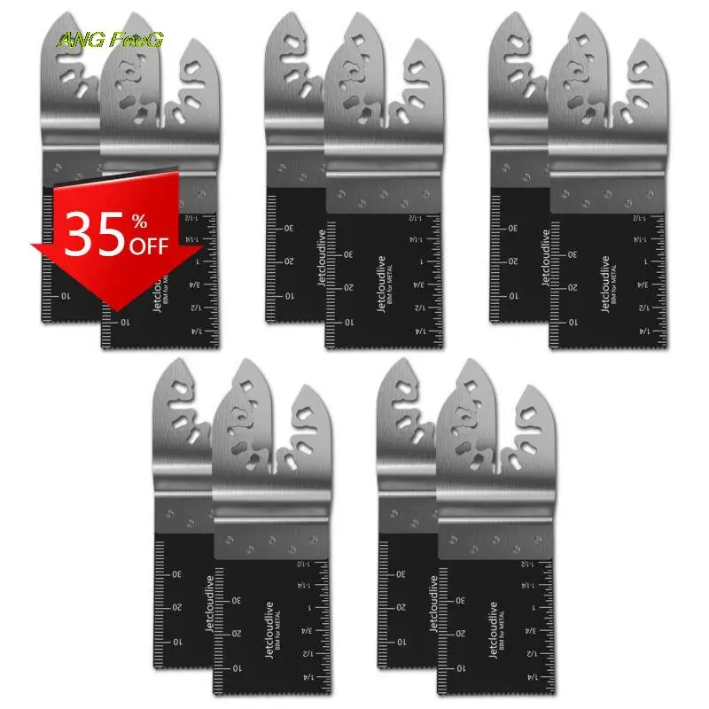 10pcs Bi-metal Oscillating Multi Tool Saw Discs Cutter Metal Set For Fein Makita Wood Cutting