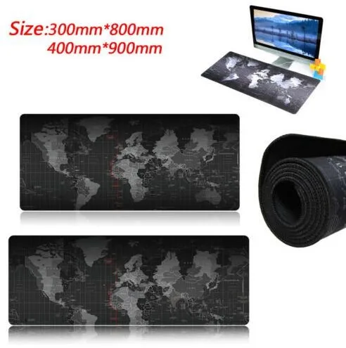 

Extra Large Gaming Mouse Pad World Map Gaming Mousepad Big Natural Rubber Keyboard pad Mouse Mat Large Computer Desk Mat