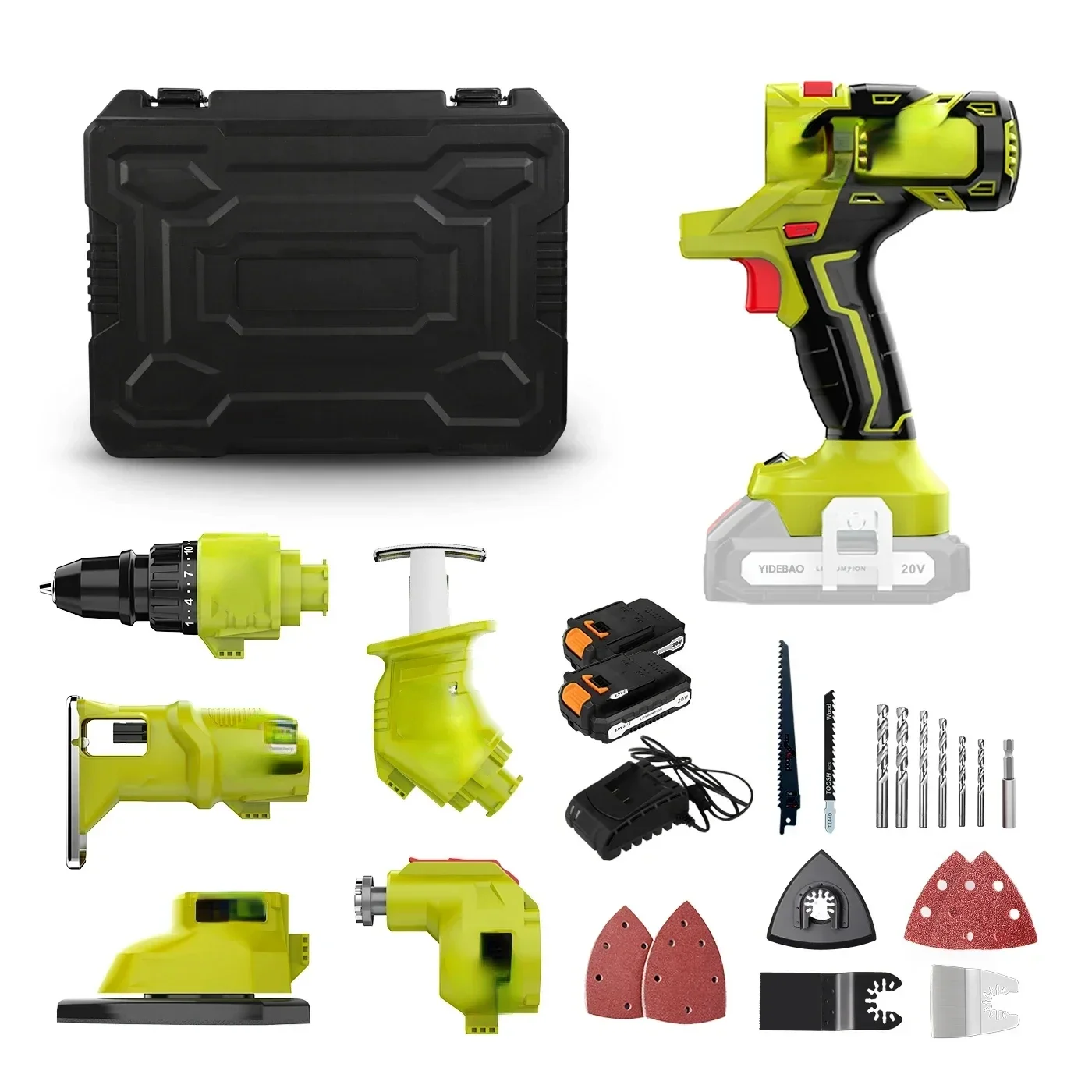 Прибытие высококачественный 5-в-1 беспроводной Электроинструмент набор ручных