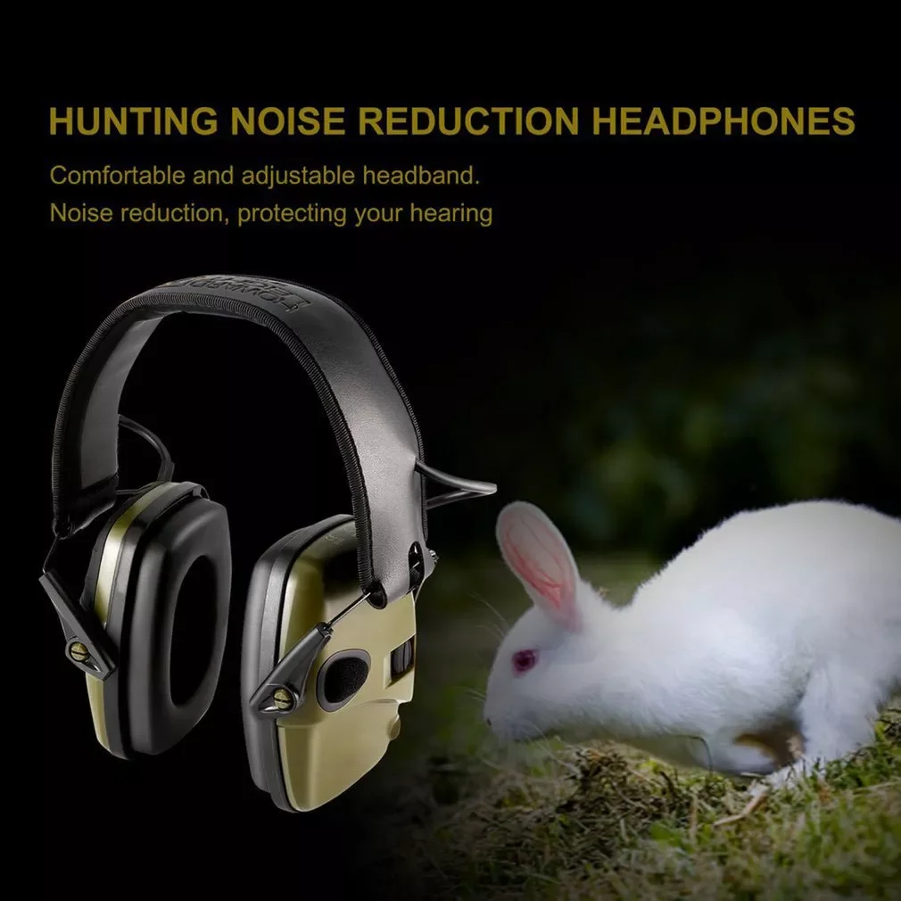 

Outdoor Sports Anti-noise Impact Sound Amplification Electronic Shooting Earmuff Tactical Hunting Hearing Protective Headset