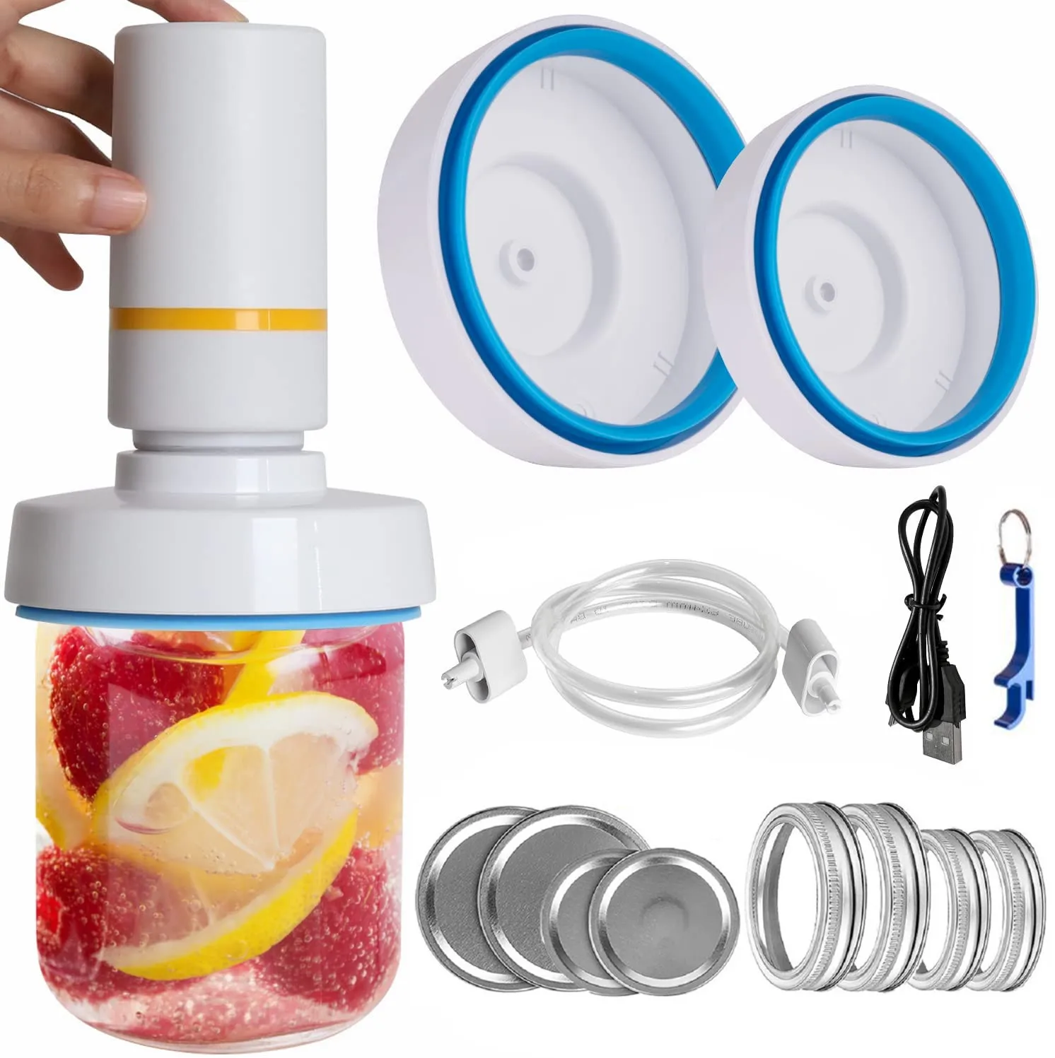 

Accessori Bag Cucina Kit Sealer Mini Sealer Jar Jar Strani Electric Vacuum Seal Sealer Envios Gratis Clips Clip Food