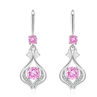 2022 hanging earrings for women luxury female ear accessories cz jewelry wedding trendy eternity earrings