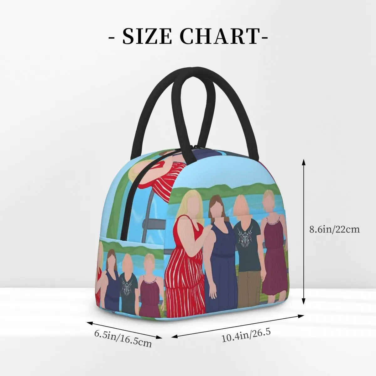 Портативная сумка для обеда Magali термобокс еды прочный холодильник ланчбокс с