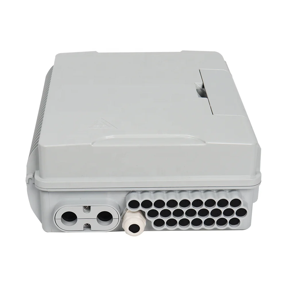 24 Core cajas de empalme de fibra Waterproof ip65 cable distribution box ftth aerial terminal box