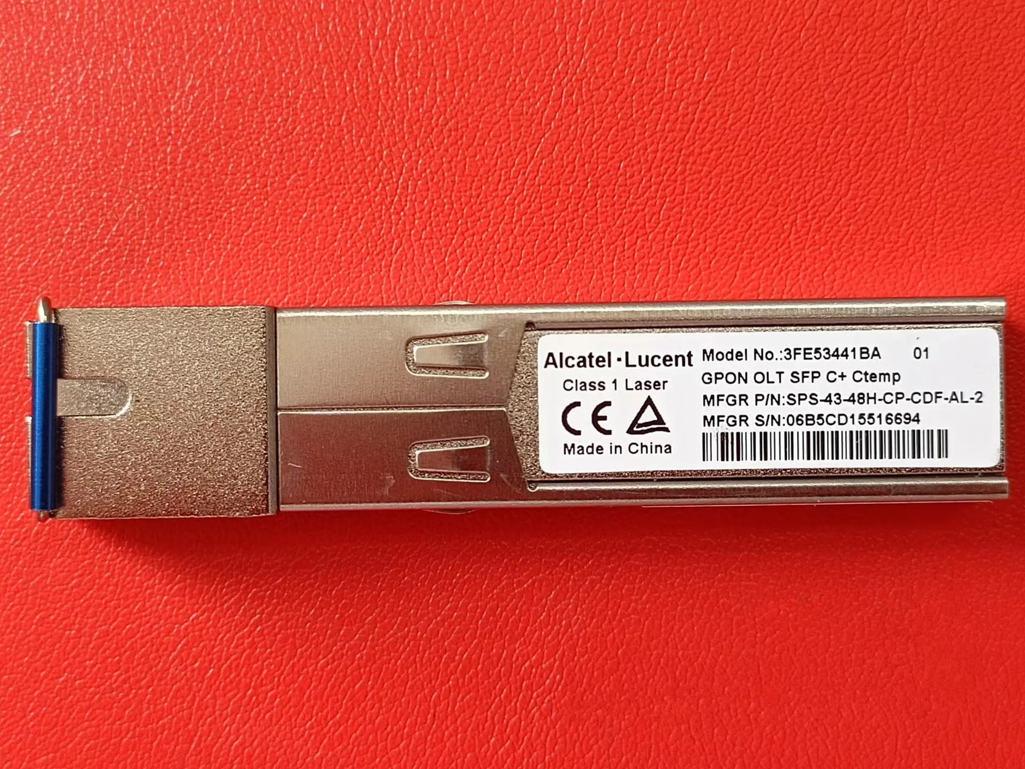 Alcatel-lucent SFP C+ Optical Module 3FE53441BA GPON OLT SFP C+ Fiber Module