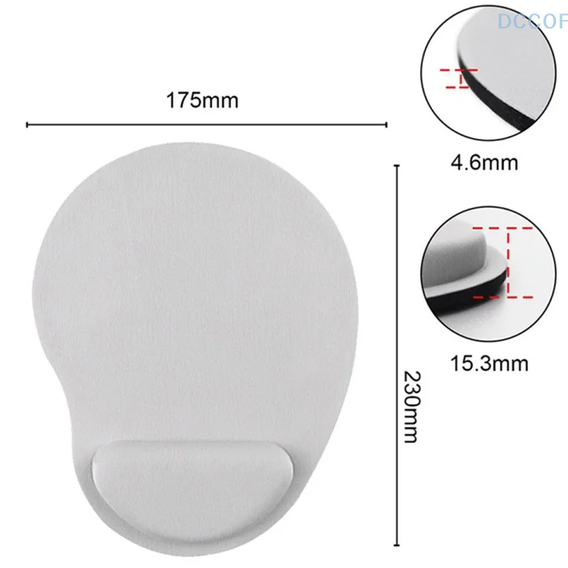 Коврик для мыши с подставкой запястья ноутбука противоскользящий гелевый коврик