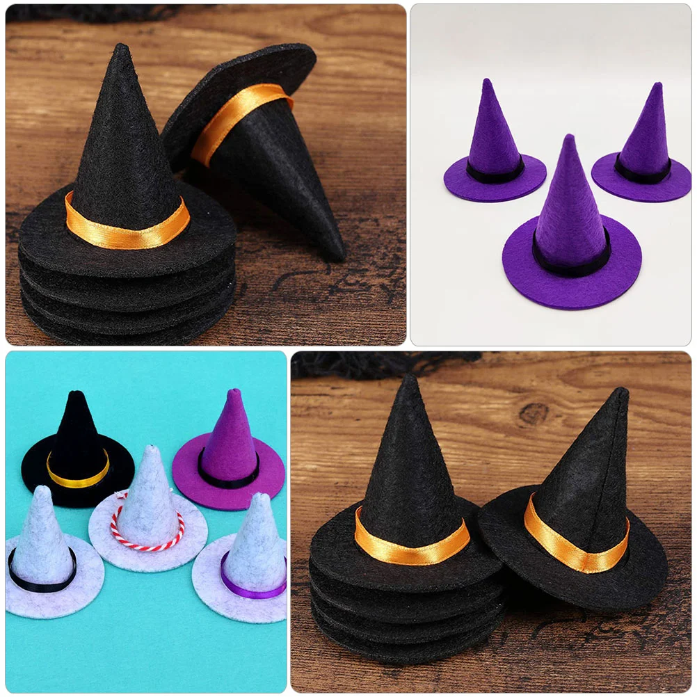 8 шт. мини-шляпа ведьмы многофункциональная милая очаровательная поделка на