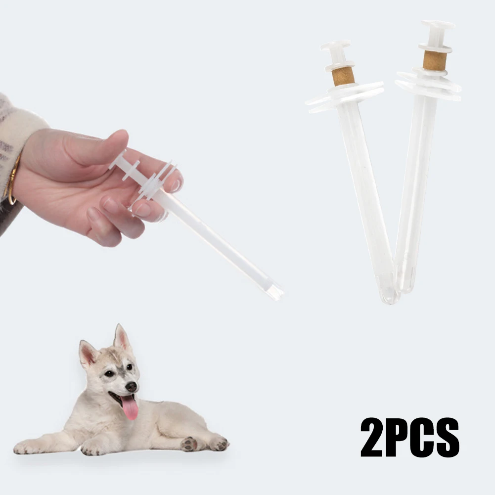 

2pcs Puppy Tablets Professional Accessories Capsules Pet Pill Dispenser Home Medicine Feeding Tool Universal Auxiliary Cat Dog