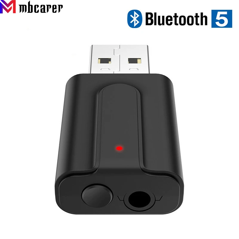 

Bluetooth-compatible 5.1 Audio Receiver Transmitter Mini 3.5mm Jack AUX USB Stereo Music Audio Wireless Adapter for TV Car PC