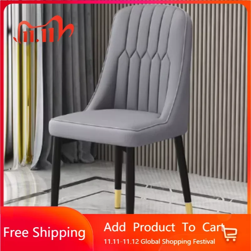 

Mobile Leather Dining Chairs Vintage Office Funky Modern Dining Chairs Metal Design Cadeiras De Jantar Balcony Furnitures