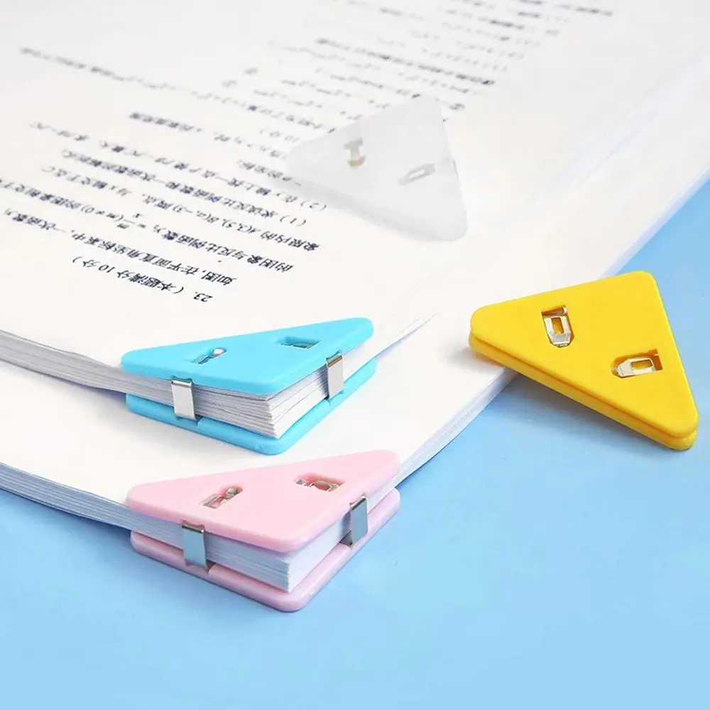 

Binding Supplies Transparent Office Supplies School Stationery Index Clamp Clip Triangle Clip Binder Clip Corner Clip
