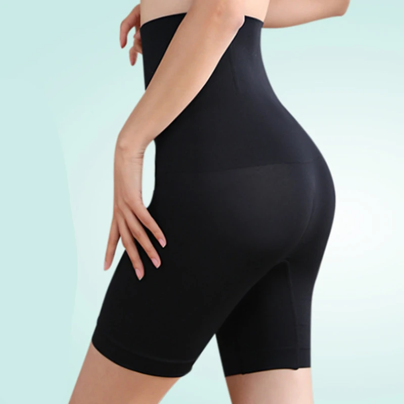 

Women's Postpartum High Waist Hip Shaping Shorts Belly Pants Breathable Plus Size Body Shaping Slimming Belly Shaping Underwear