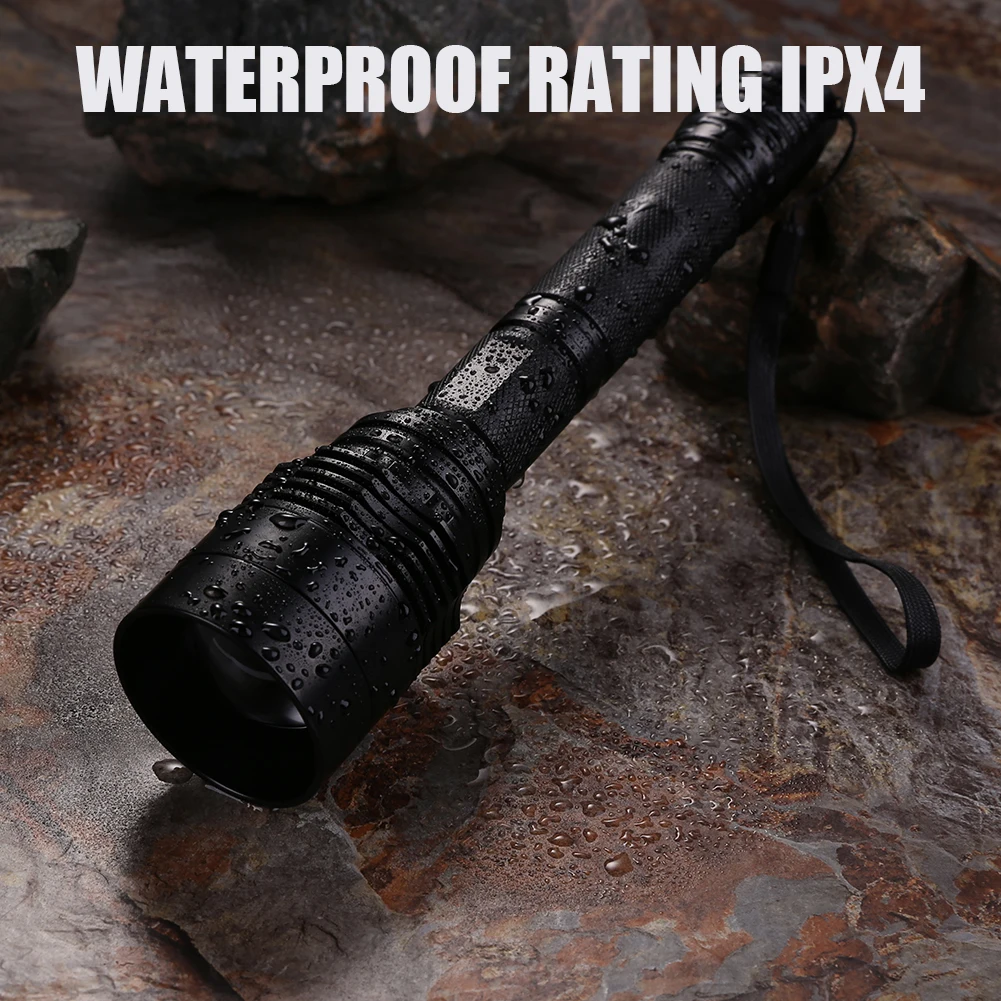 

LED 850nm Hunting Torch Light Night Vision Infrared Rotating Zoomable Flashlight for Outdoor Car Maintenance Ornaments