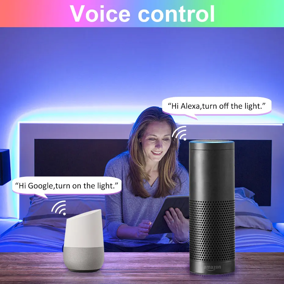 Умная светодиодная неоновая лента Tuya с Wi-Fi водонепроницаесветодиодный