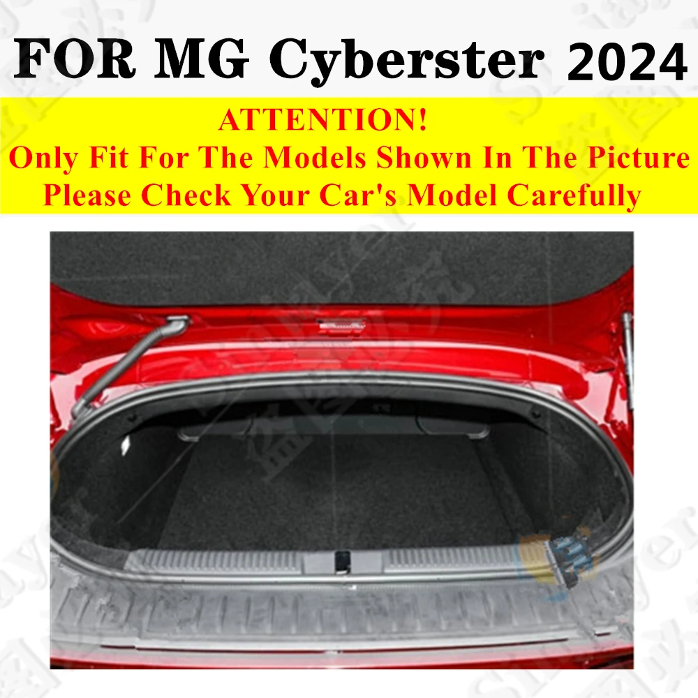 

Автомобильный коврик для багажника SJ, подходящий под заказ коврик для Морриса, для гаражей MG Cyberster, 2024 год, Автомобильный багажник, поднос для груза, коврик, защитные аксессуары