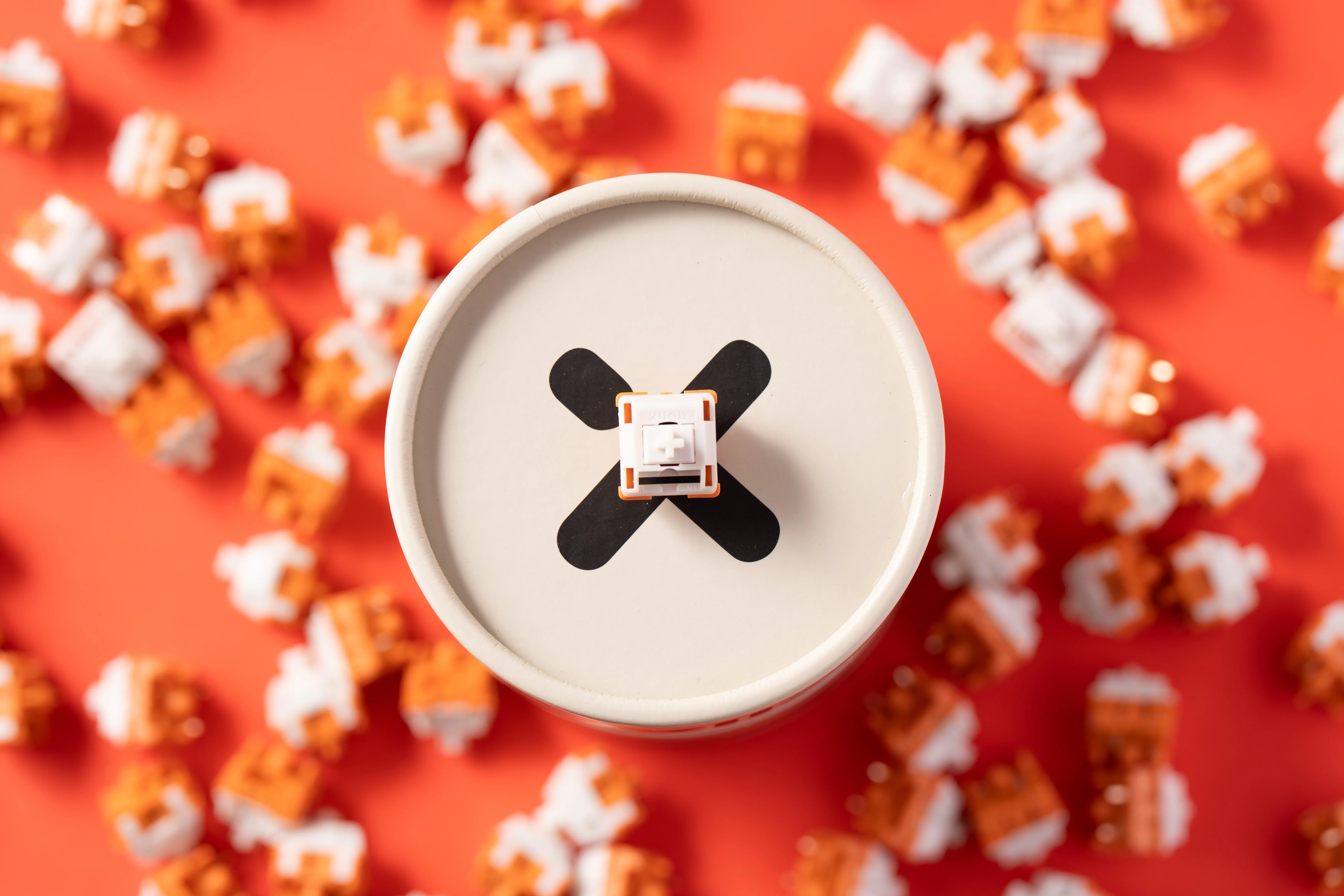 XLLAB x HMX винтажный цитрусовый переключатель линейные серебряные переключатели