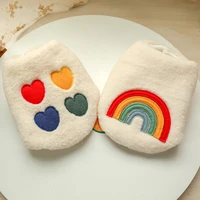 winter dog clothes rainbow vest pets outfits warm clothes for small dogs cat costumes coat jacket puppy sweater dogs new
