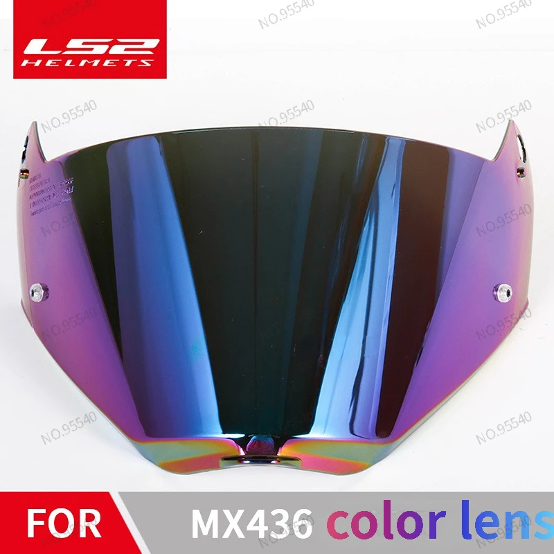 

LS2 helmet lens transparent MX433 MX 436 multi-color optional light tea silver plated color lens motorcycle helmet