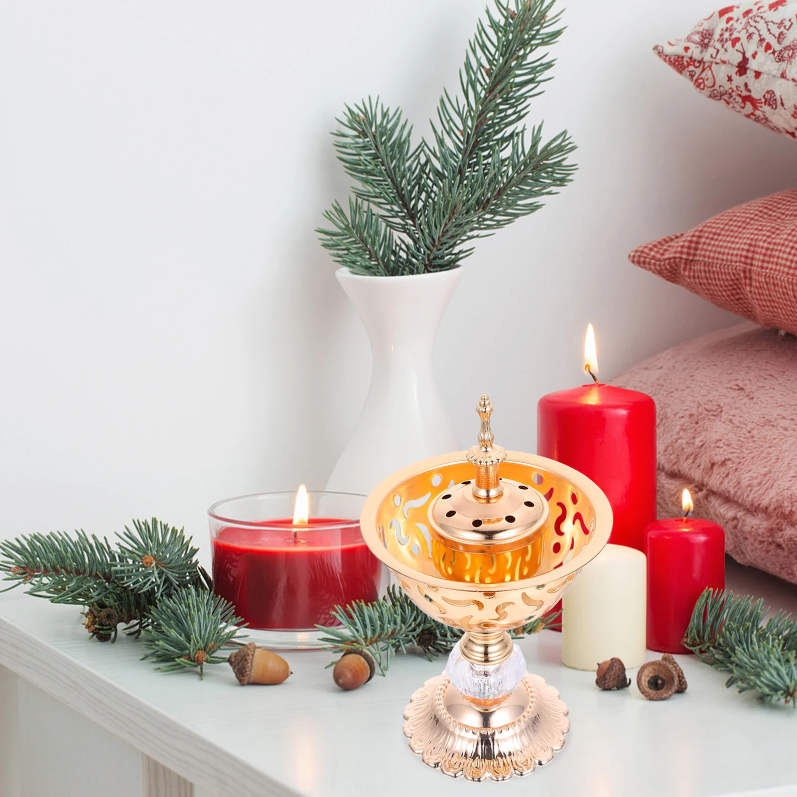 Европейский полый держатель для благовоний фонтанные горелки водопад бачок