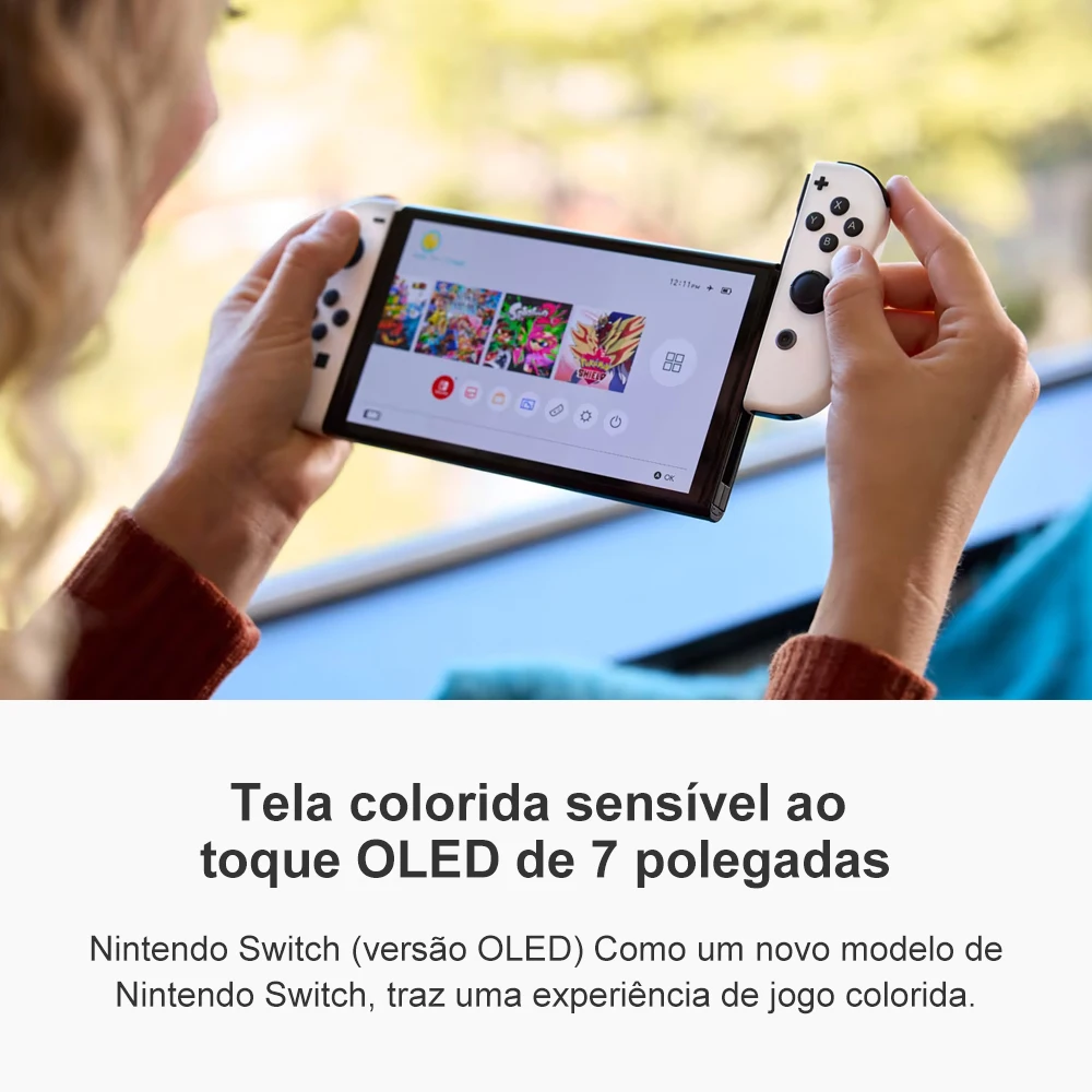 Cena Nintendo Przełącznik OLED Konsola Do Gier Biały Zestaw I Neon Zestaw Z 7 Cal Ekran Dotykowy 3 Tryby Gry W 1 Nintendo Przełącznik Konsoli