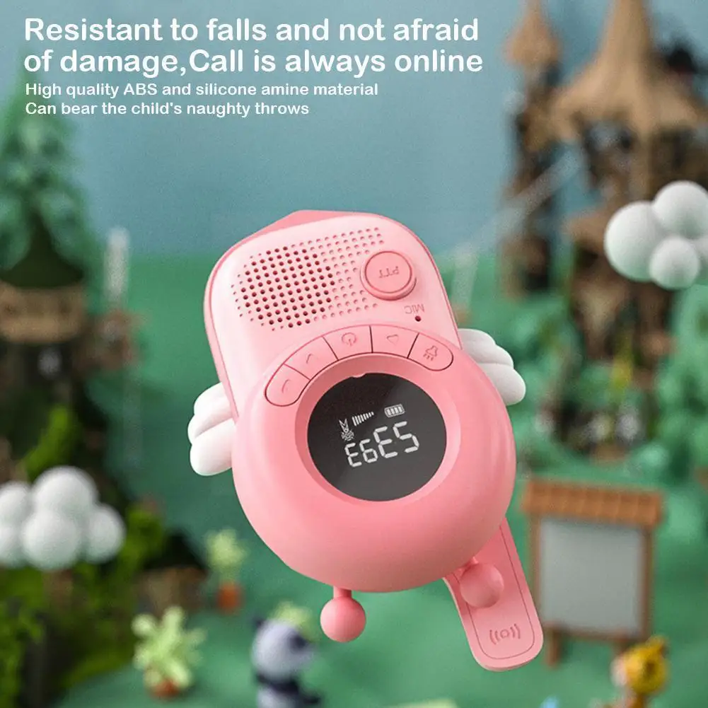 

Children's Voice Transmission Walkie-talkie Cute Cartoon Wireless Interactive Parent-child Talk Three-kilometer Toy J1d0