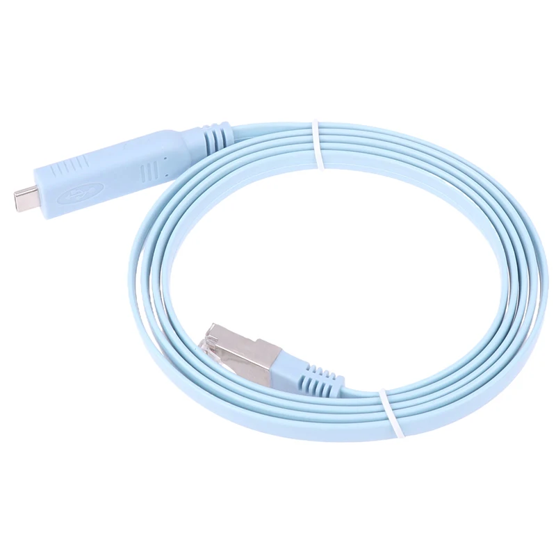 Консольный кабель 1 5 м Usb C к Rj45 последовательный адаптер Rs232 для маршрутизатора Rj