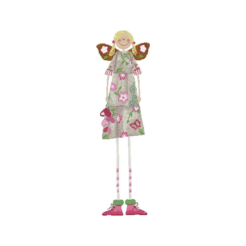 

Наборы для вышивки крестиком для взрослых, красивые длинные лапы бабочки для девушек 11CT штампованные DIY рукоделие для начинающих