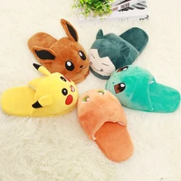 pokemon household plush slippers with various styles and soft japanese anime character models holiday birthday gifts