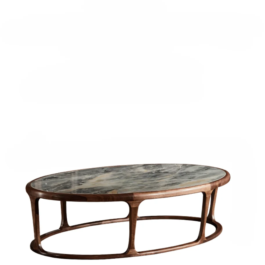 Минималистичный кофейный столик из черного ореха Северной Америки 1 6 м