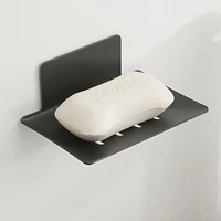 bathroom wall soap dish stainless steel soap drain box no drilling wall mounted soap sponge holder metal soap holder